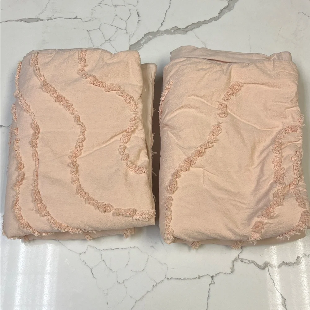 Anthropologie Blush Peach Decorative Pillow Cover